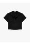 Aerobin Fabric Short Sleeve Polo Neck T-Shirt - 2