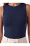 Slim Fit Sleeveless Crew Neck Bodysuit - 4