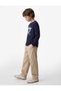 Printed Crew Neck Long Sleeve Cotton T-Shirt - 2