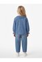 Cotton Long Sleeve Baby Collar Denim Shirt - 2