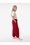 Balon Form Trousers with Bow and Elastic Waist, Loose Fit - 2