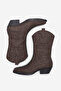Women's ONLBRONCO-3 PU Mid Cowboy Boot - 4