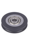 onesize 6*39*8mm Shift Door Pulley Concave Wheel U Groove Wire Rope Over Line Wheel, Wrapped Plast. - 4
