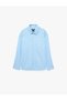 Classic Collar Cotton Comfortable Fit Long Sleeve Striped Poplin Shirt - 6