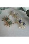 Confetti Earrings (Navy Blue) - 3