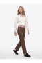 Regular Fit Şardonlu Long Sleeve Full Zip Knitwear Striped Sweatshirt - 3