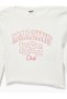 Printed Crew Neck Cotton Long Sleeve T-Shirt - 7