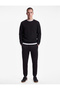 Printed Jogger Sportswear Pants with Elastic Cuffs and Pockets and Lace-Up Waist