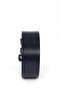 Men's Navy Blue Antique Genuine Leather 4.5 cm Jeans Belt - 4