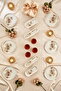Gold Lux Ceramic Wishing Tree 14 Piece Breakfast Set, Set - 4