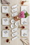 Time Nature 16 Piece Luxury Square Breakfast Set for 6 People, Breakfast Set - 5