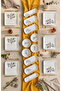 Time Nature 16 Piece Luxury Square Breakfast Set for 6 People, Breakfast Set - 2