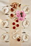 Gold Lux Ceramic Wishing Tree 14 Piece Breakfast Set, Set - 4