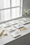 Lux Ceramic Wish Tree Pattern 6-Person Cake Set Serving Plate - 2
