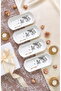 Wish Tree 4-Piece Luxury Oval Cheese Platter Set (9.5X21 cm) - 4