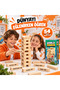 World Tower Knowledge Educational 54 Piece Balance Game Penal Jenga