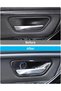 For Bmw 3 5 Series F10 F30 F32 F34 F36 F18 2013-2018 Interior Door Handle Carbon Fiber Finish 4 Pcs - 2