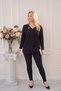 Segmented Blouse with Buckle Detail at the Collar - 2