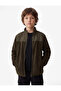 Zippered Long Sleeve High Collar Fleece Sweatshirt with Pockets - 2
