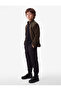 Zippered Long Sleeve High Collar Fleece Sweatshirt with Pockets - 3