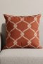 Set of 4 Tile Khaki Bird Botanical Pattern Decorative Throw Pillow Covers - Double Sided 43X43 cm - 5