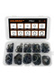 268Pcs 208/268/416pcs C Type External Circlip Snap Ring Kit M3-M25 Carbon Steel Retaining Clip Set f - 4