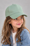 Mint Green Children's Baseball Cap – Adjustable Velcro Back Unisex Kids Sports Cap - 2