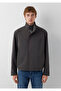 High Collar Brown Jacket Loose Fit / Relaxed Fit 0110855-90892 - 4