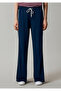 Knitted Pants Dark Navy Blue - 5