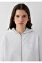 Zipped Sweatshirt Light Grey Melange - 7