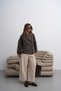 Women's Mink Elastic Bomber Jacket - 7