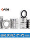 6800-ZZ 10PCS 6800RS 6800ZZ 10*19*5 mm ABEC-1 Double Rubber Seal Metal Shield Miniature Bearing Skat