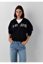 Logo Sweatshirt with Zipper Black - 3