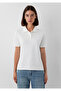 Logo Printed Ecru Polo T-Shirt Regular Fit / Normal Cut 1614192-70057 - 3