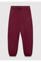 M6010024 Printed Children's Sweatpants Bordo - 2
