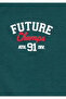 Hooded Zippered Green Sweatshirt 6S10183-71932 - 5