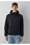 M0110894 Water Repellent Pro-Tech Water-Replent Hooded Spandex Men's Coat Black - 4