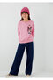 M7S10190 Girl's Sweatshirt Pink - 2
