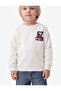 Printed Crew Neck Long Sleeve Raster Sweatshirt - 3
