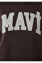 Logo Printed Hooded Brown Sweatshirt 1600361 -70222 - 7