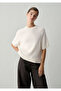 Short Sleeve Ecru Knitwear Loose Fit / Relaxed Fit 1711039-80194