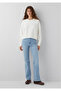 Ecru Basic Sweater Loose Fit / Relaxed Fit 1710933-80194 - 3