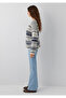 Striped Jacquard Sweater Loose Fit / Relaxed Fit 1710973-84057 - 4