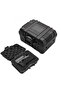 125x105x73mm black Safety Instrument Tool Box Protective Waterproof Shockproof Toolbox Sealed Tool C - 2
