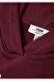 Logo Printed Hooded Claret Red Sweatshirt 7S10207-87830 - 5