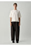 Short Sleeve Ecru Knitwear Loose Fit / Relaxed Fit 1711039-80194 - 5