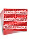 120 Pieces Fragile Stickers, Strong Adhesive Fragile Labels, Careful Handling Stickers for Transport