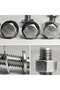 240pcs Stainless Steel Hex Bolt & Nut Set - Durable, Corrosion-Resistant with M4 & M5 Sizes for Vers - 3