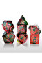 A Set of Resin Dice with Sharp Edges and Bright Colors, Suitable for Many Role-Playing Games and ... - 2