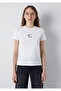 Dog Printed Ecru T-Shirt Semi Slim Fit / Semi Narrow Cut 1614287-70057 - 4